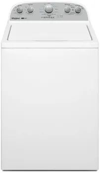 Front view of the Whirlpool WTW4957PW top load washer 