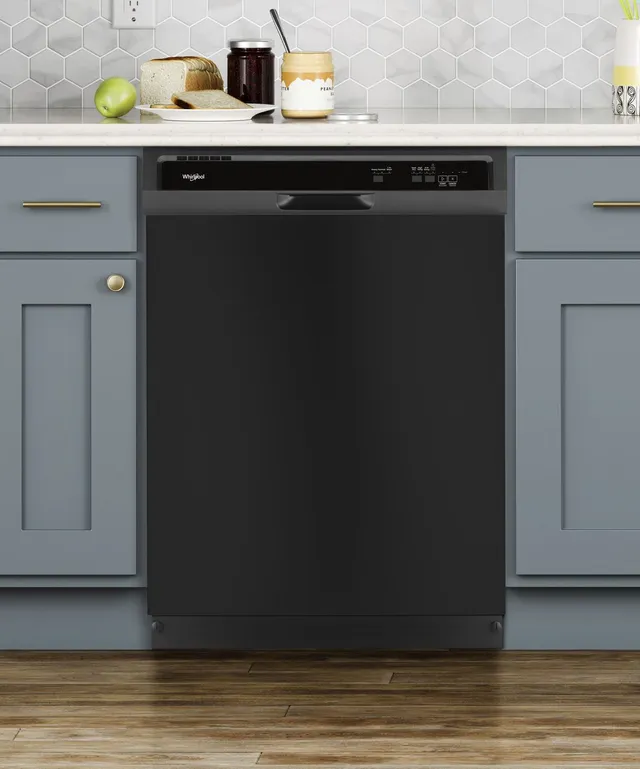 Whirlpool 24in Built In Black Dishwasher