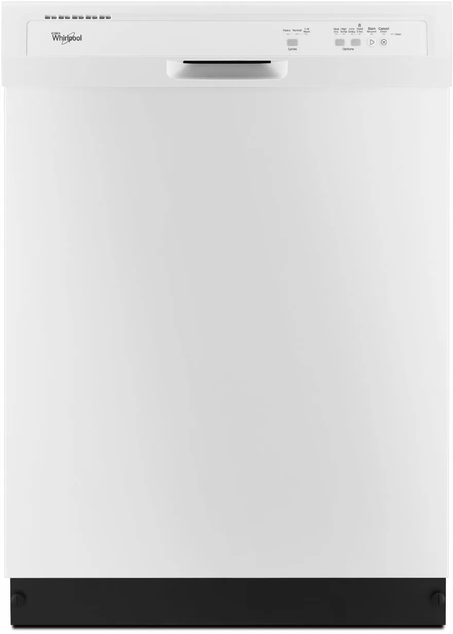 Whirlpool 24in Built In White Dishwasher