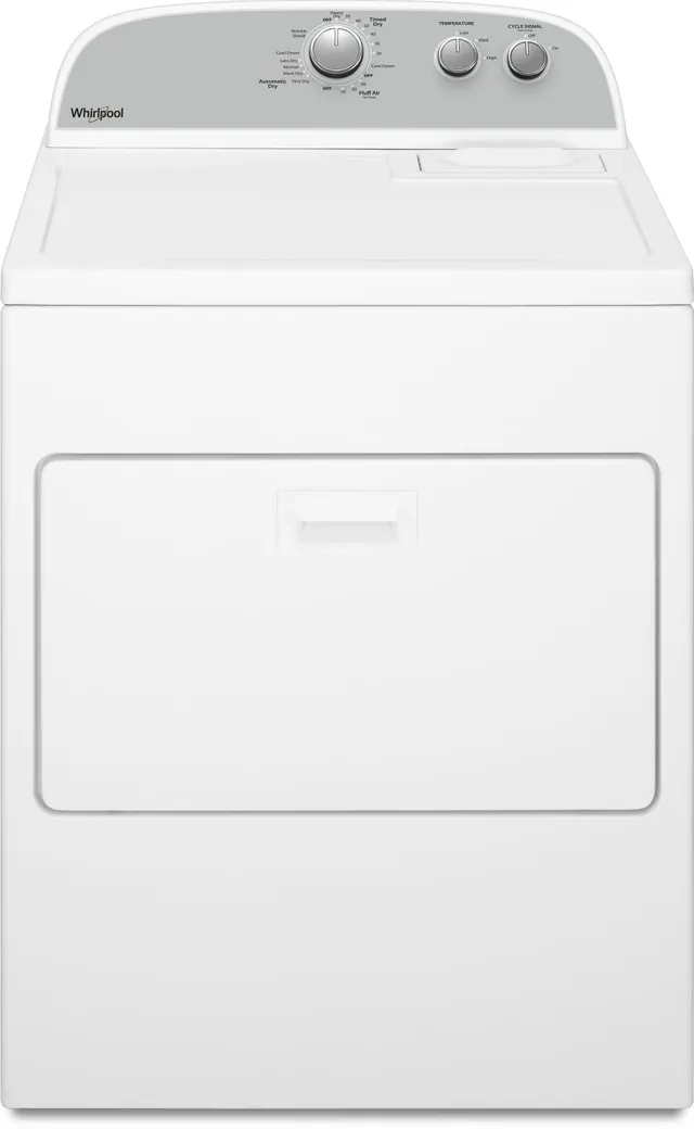 Whirlpool White Front Load Gas Dryer