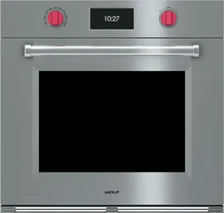 Front view of the Wolf M Series SO3050PM_S_P oven 