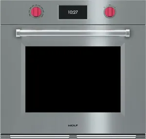 Front view of the Wolf M Series SO3050PM_S_P oven