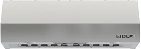Front view of the Wolf PW302210 range hood