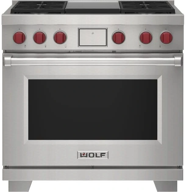 Wolf 36in Freestanding Dual Fuel Range