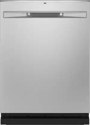 GE Front view of the GE GDP665SYNFS dishwasher