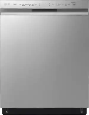 LG Front view of the LG LDFN4542S dishwasher