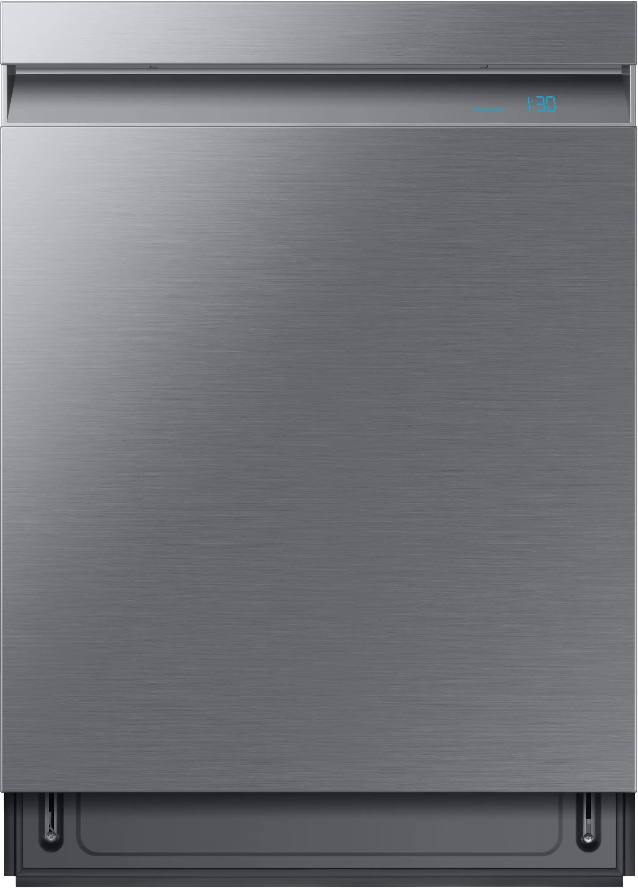 Front view of the Samsung DW80R9950US dishwasher 