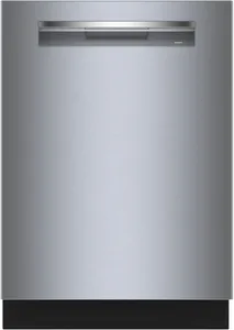 Front view of the Bosch 800 Series SHP78CM5N dishwasher 