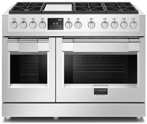 48-inch dual fuel gas range 