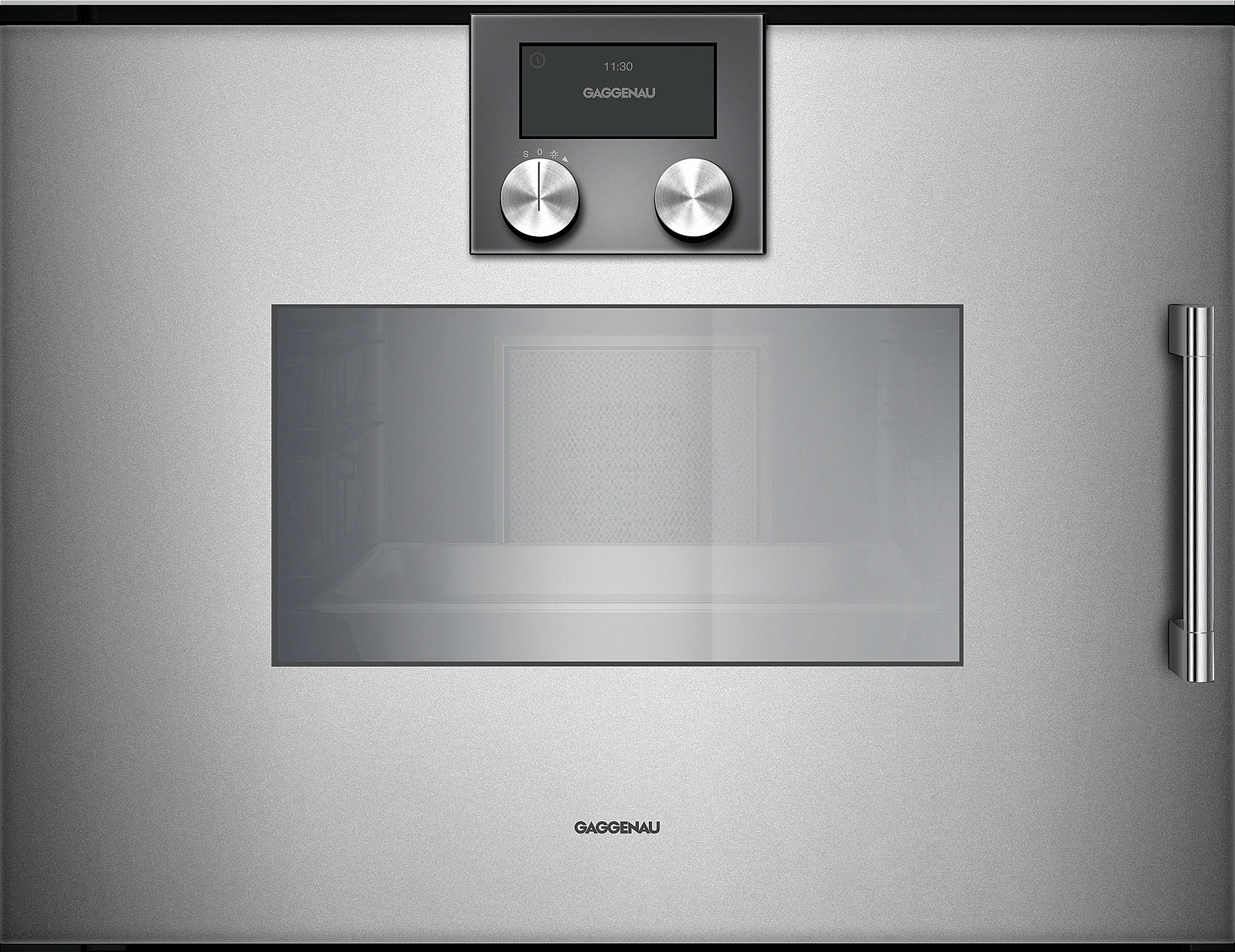 Front view of Gaggenau BSP251610 24-inch electric steam oven
