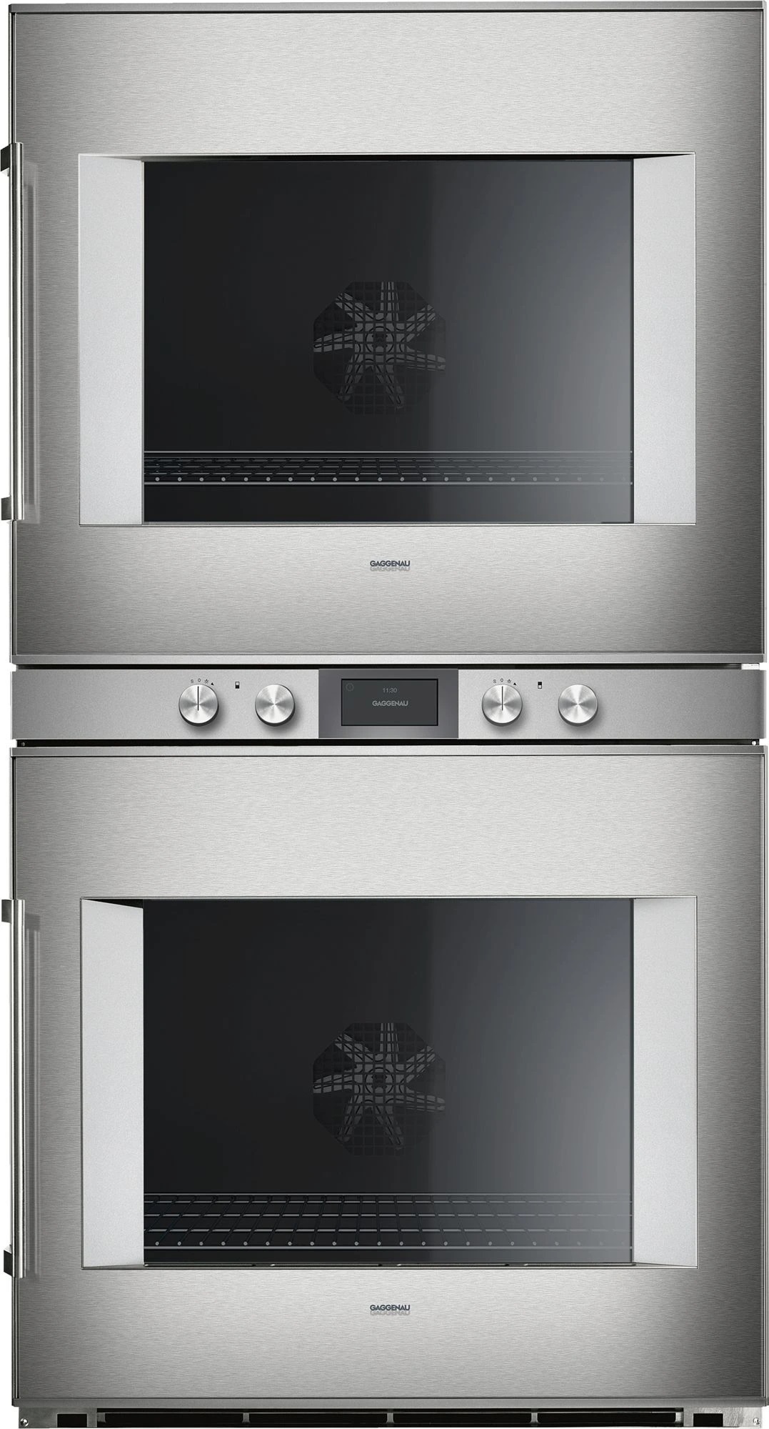 Front view of Gaggenau BX480612 30-inch double wall oven 