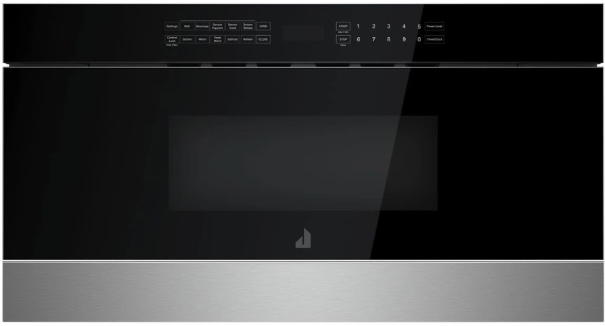 Front view of JennAir JMDFS30HM NOIR microwave drawer