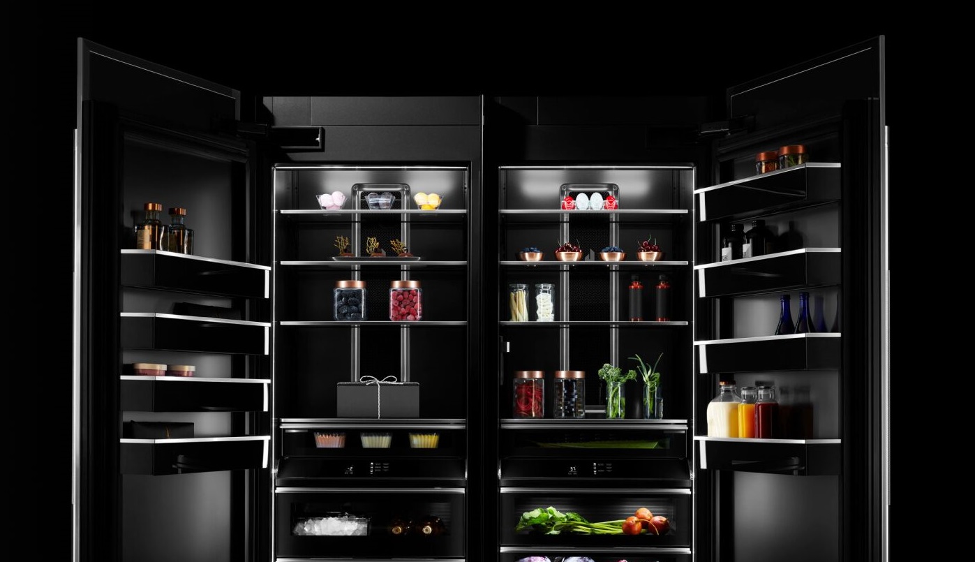 An editorial pic of a JennAir refrigerator 