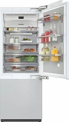 Miele KF 2802 Vi MasterCool refrigerator with its door shown open 