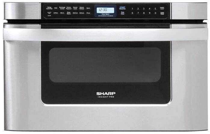 Front view of Sharp KB6524PSY microwave drawer 