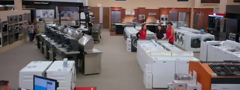 Albert Lee Overhead view of an Albert Lee store featuring kitchen and outdoor appliances