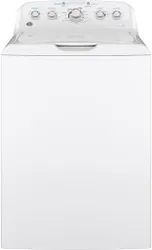 Front view of the GE GTW465ASNWW washer 