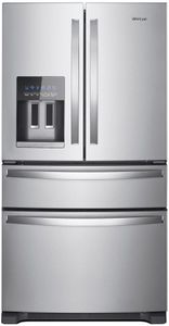 Front view of the Whirlpool WRX735SDHZ refrigerator 