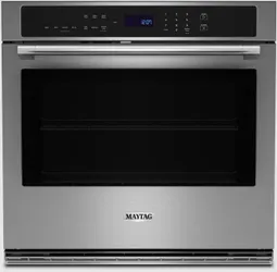 Front view of the Maytag MOES6030LZ wall oven 