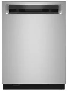 Front view of the KitchenAid KDPM604KPS dishwasher