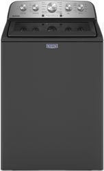 Front view of the Whirlpool MVW5430PBK washer