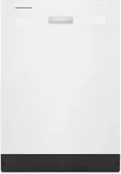 Front view of the Whirlpool WDP540HAMW dishwasher