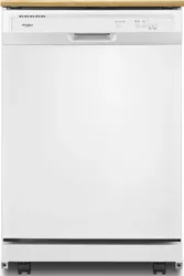 Front view of the Whirlpool WDP370PAHW dishwasher