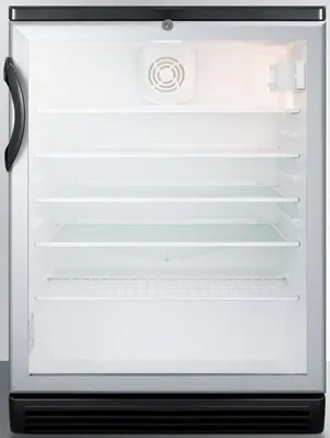 Front view of the Summit SCR600BGL Commercial Series beverage center 