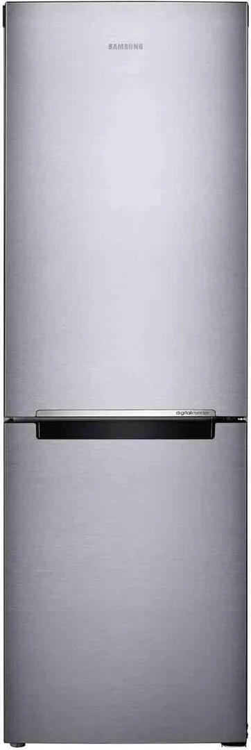 Front view of Samsung RB10FSR4ESR bottom freezer refrigerator 