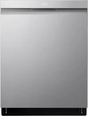 Front view of the LG LDPS6762S dishwasher 