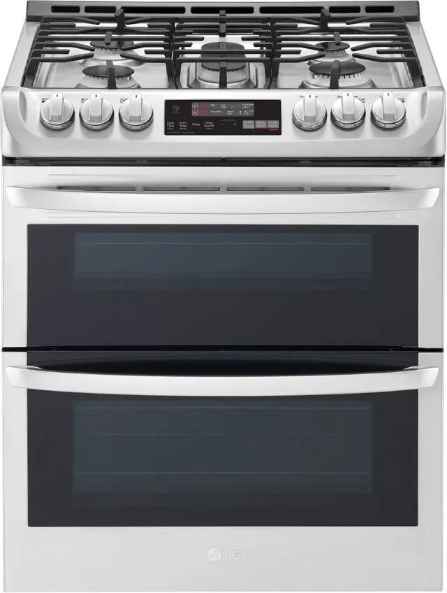 product image of LG 30” Slide In Gas Double Oven Range