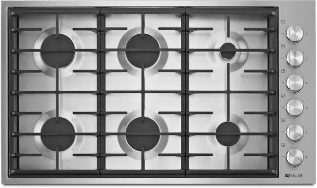 JennAir 36” Stainless Steel Gas Cooktop
