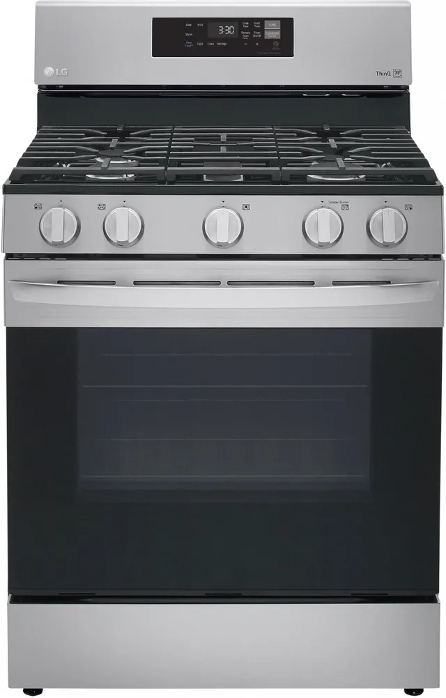LG 30” Stainless Steel Freestanding Gas Smart Range