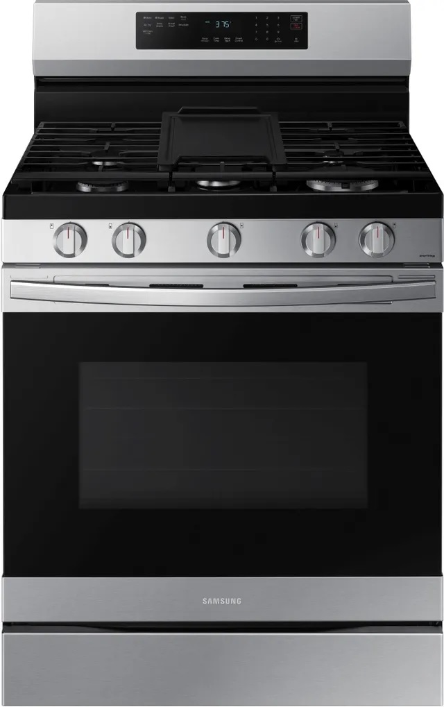 Samsung 30” Fingerprint Resistant Stainless Steel Smart Freestanding Gas Range