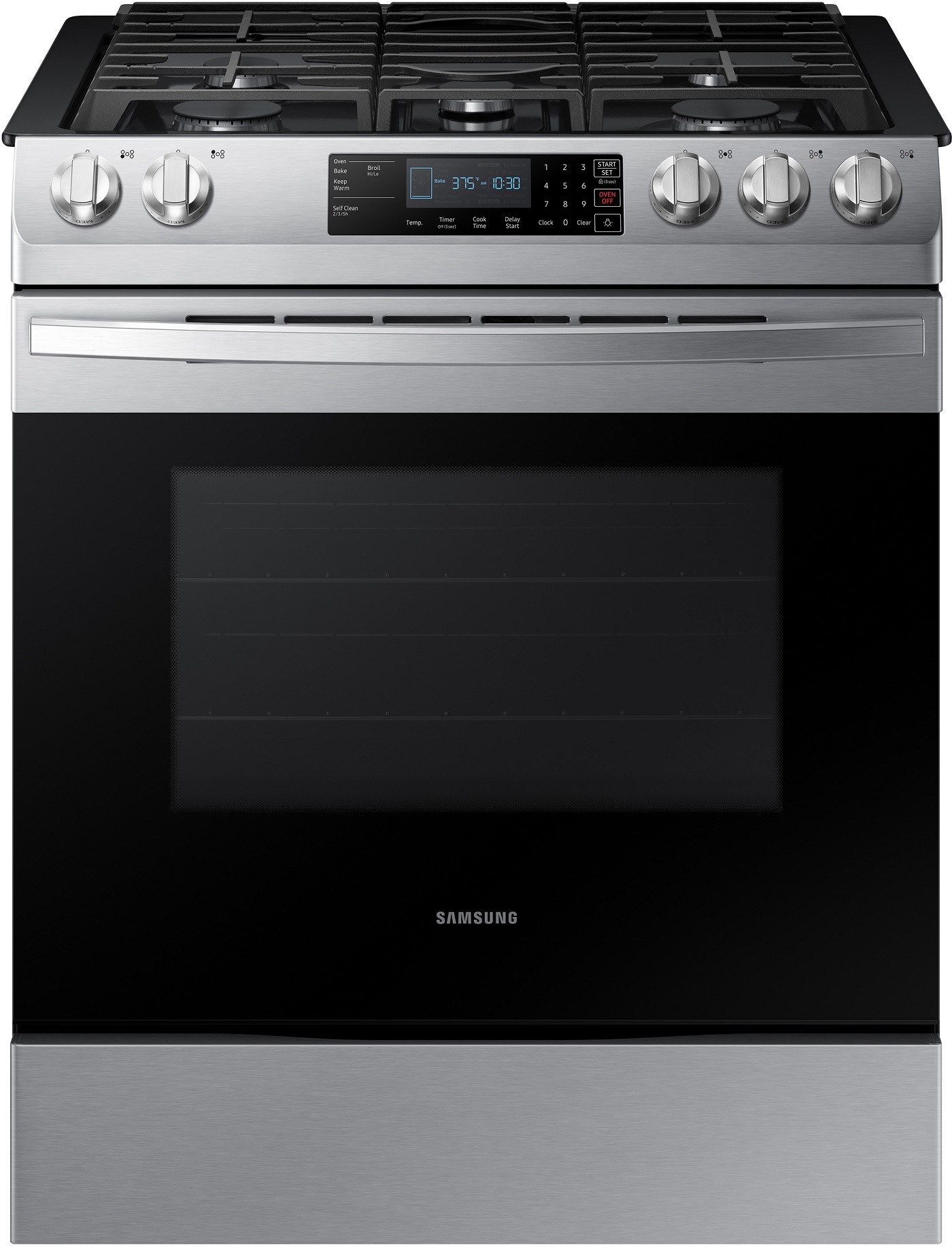 product image of Samsung 30” Slide In Gas Range NX58R9311SS