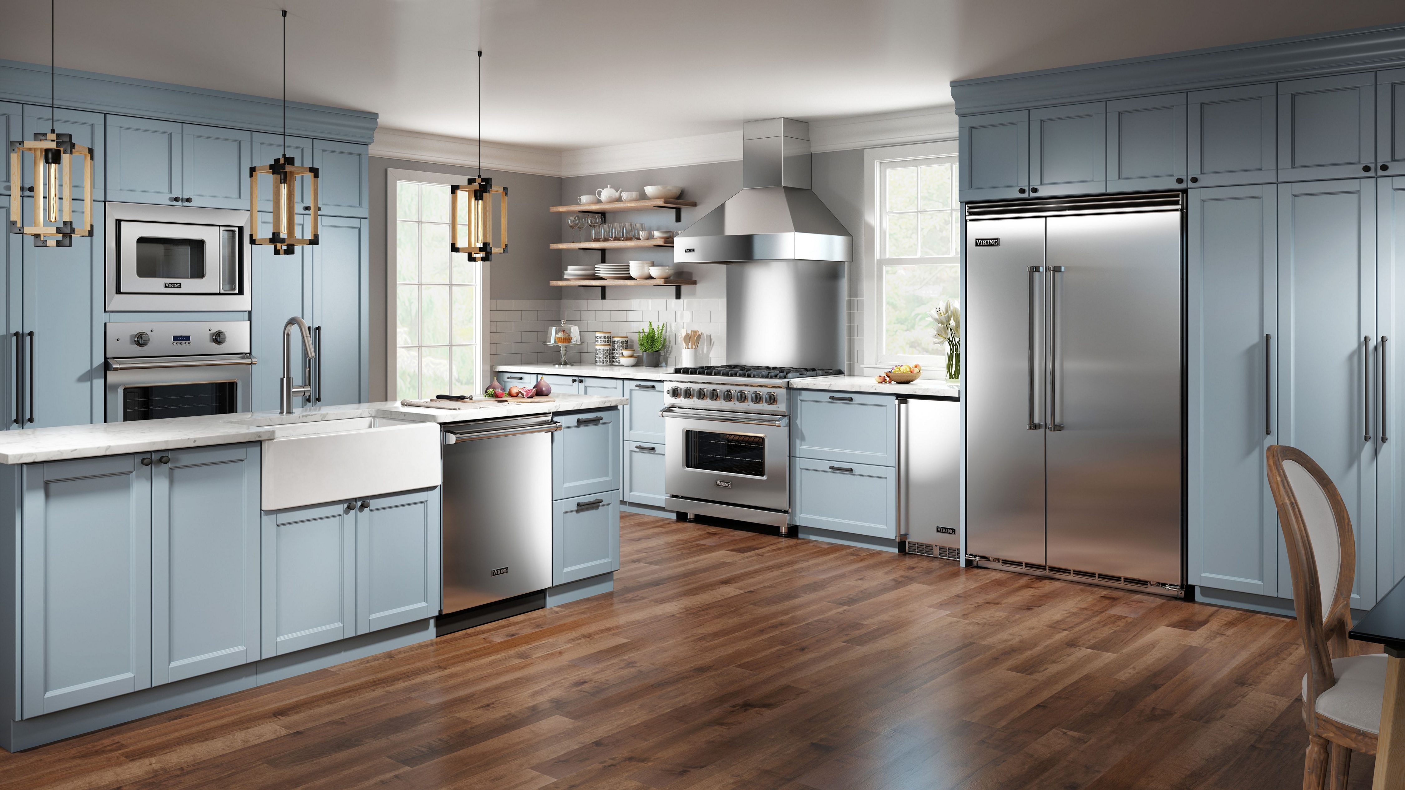 luxury kitchen with Viking appliances