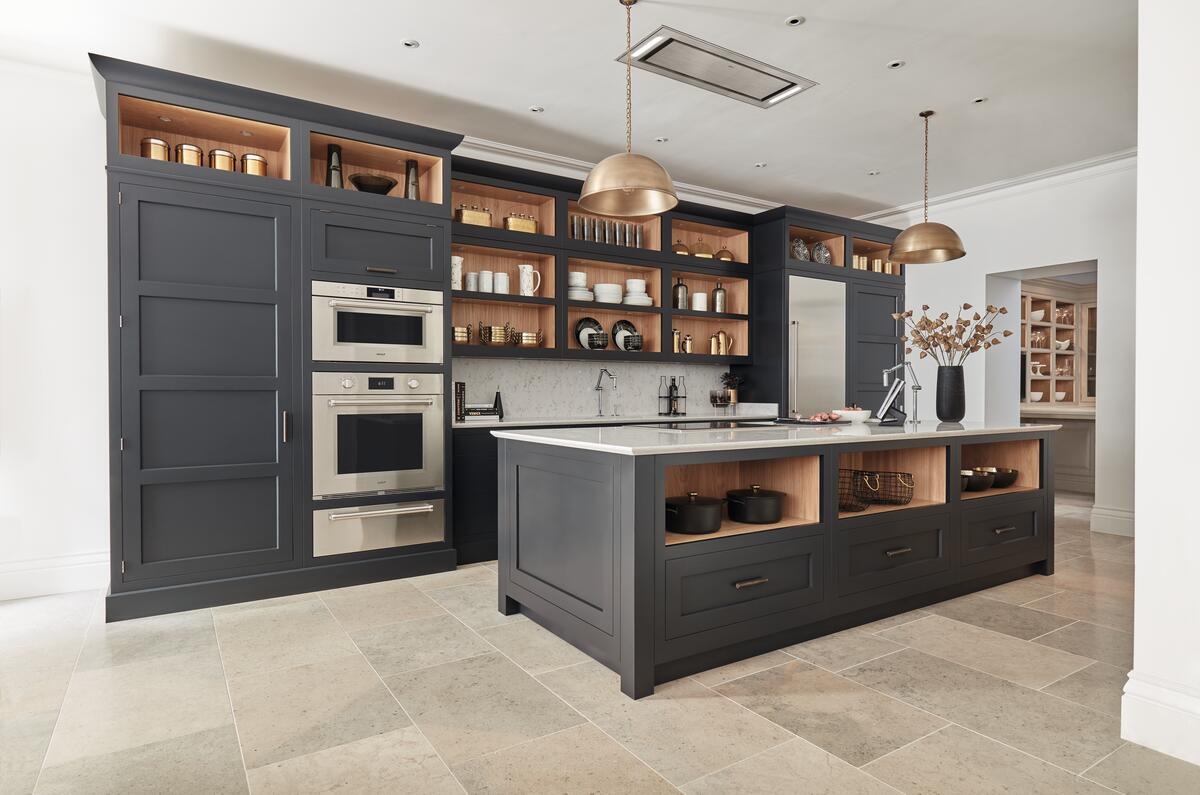 luxury kitchen with Wolf appliances