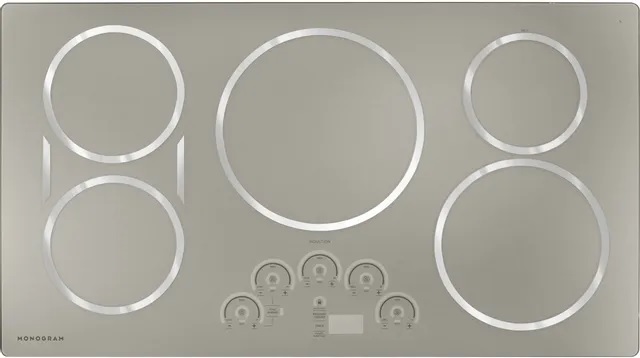 Monogram 36” Silver Induction Cooktop