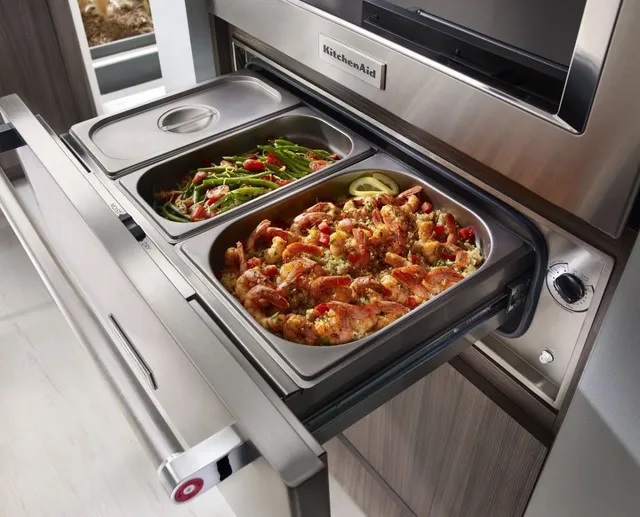 product image of KitchenAid KOWT100ESS warming drawer
