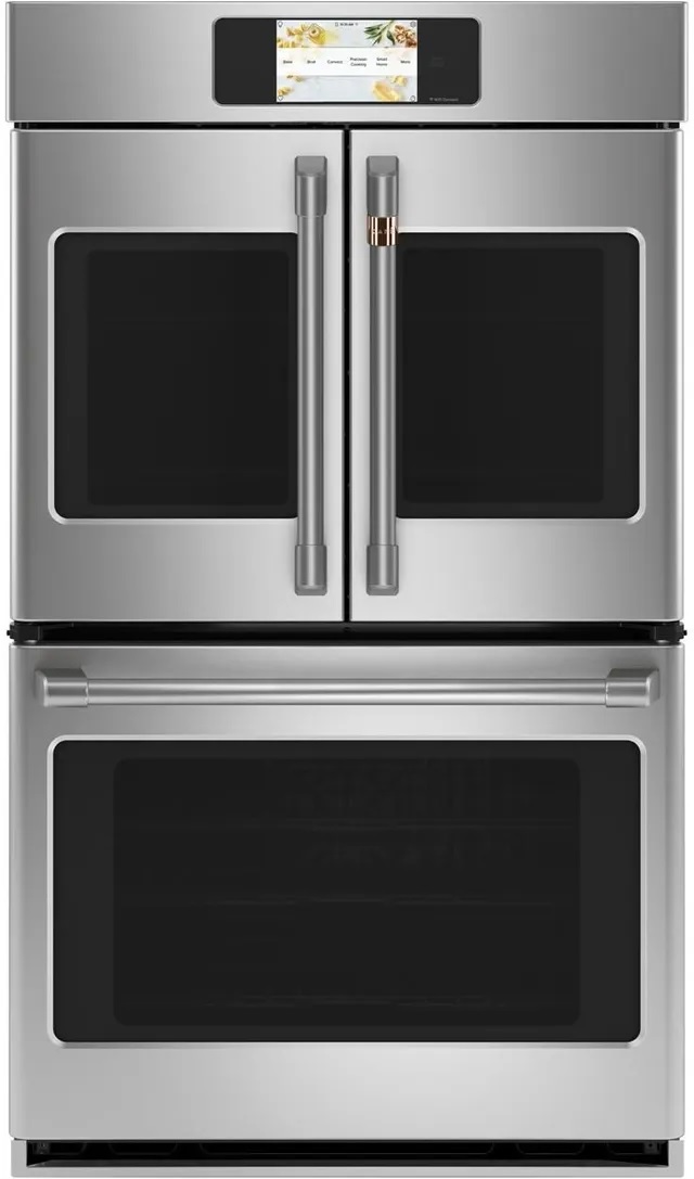 Café Professional Series 29.75” Stainless Steel French Door Double Wall Oven, Built In