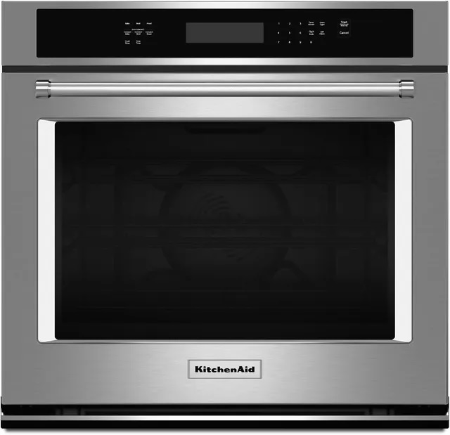 KitchenAid 30” Stainless Steel Electric Single Oven, Built In