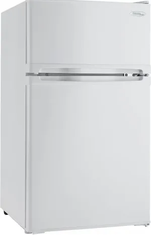 Front view of the Danby DCR031B1WDD mini refrigerator 