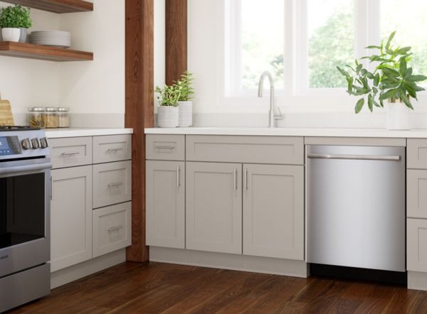 A Bosch 800 Series dishwasher in a kitchen