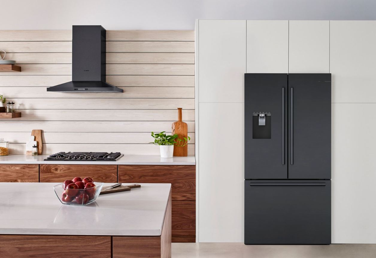 Black Bosch refrigerator 