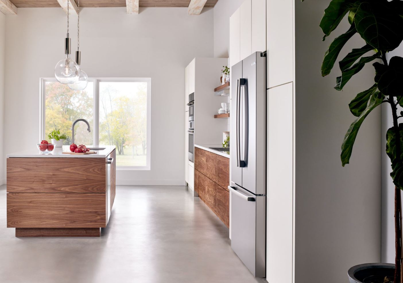 Built-in French door Bosch fridge