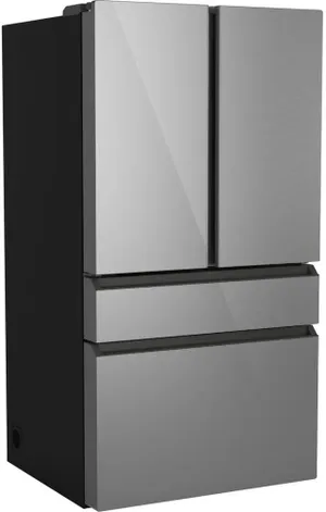 Café Platinum Glass French Door Refrigerator