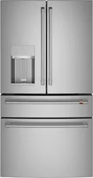 Front view of the Cafe CVE28DP2NS1 refrigerator 