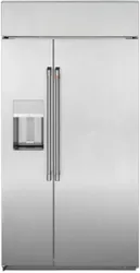 Front view of the Cafe CSB42YP2NS1 refrigerator 
