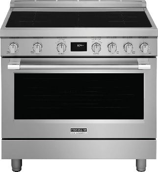 Front view of the Frigidaire Professional PCFI3670AF induction range 
