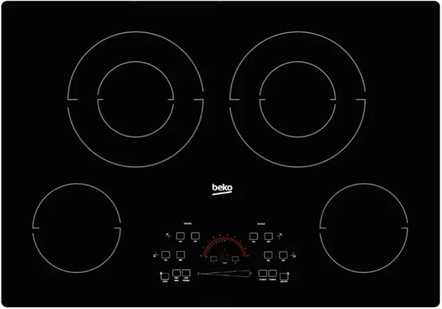 Overview of Beko ECTM30102 30” electric cooktop 